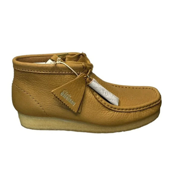 Clarks Shoes - Clarks Original Free People Wallabee Women's Leather Boots Size 9.5 Mid Tan